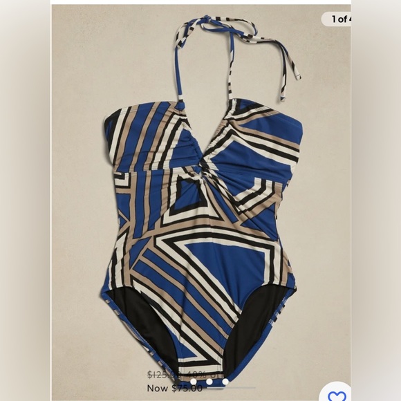 Banana Republic Swim Nwt Banana Republic Large Double Key Hole One Piece Bathing Suit Poshmark